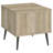 Balboa Distressed Pine Square Engineered Wood Side End Table