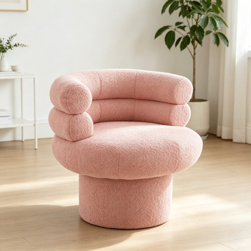 Chaise d'appoint, Teddy ‑ rose