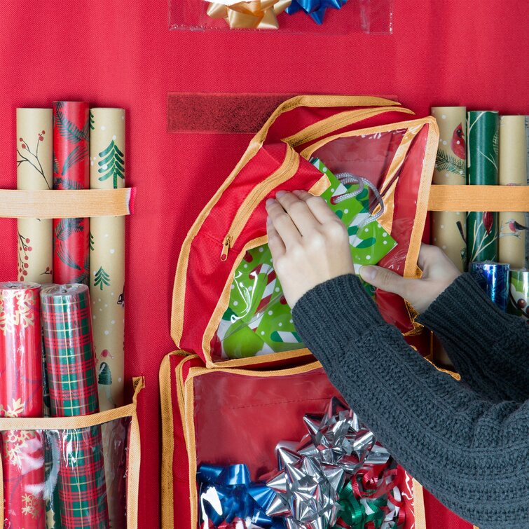 The Holiday Aisle® Over-the-Door Paper Organizer Gift Wrap Storage