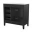36" Bathroom Vanity with Sink Combo, Black Bathroom Cabinet with Drawers, Solid Frame and MDF Board-1434917747
