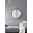 31.5" Round Pine Wood Mirror