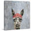 Hipster Llama II - Wrapped Canvas Print-36804072-89210217