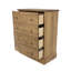 Pursley 4 Drawer Solid Wood Chest of Drawers, Country Farmhouse Design