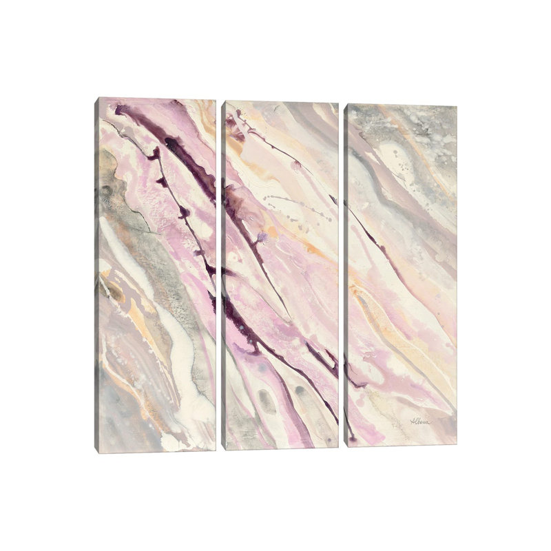 «Flowing I», ensemble d'art mural sur toile tendue (ensemble de 3)