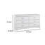 Commode 6 tiroirs 60 W Roso