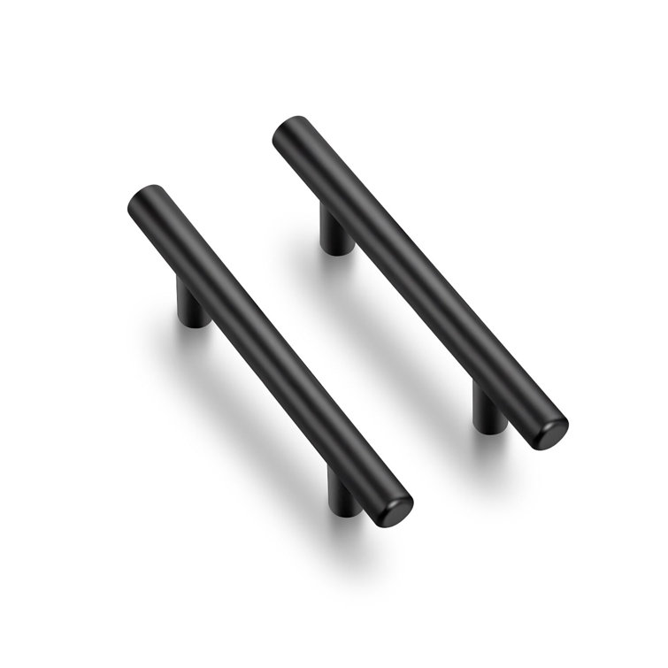 Ravinte 6'' Curved Cabinet Pulls Matte Black Kitchen Drawer Pulls Arch