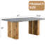 Table ultra-moderne au design gris ciment avec support stable pour une assise confortable