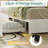 Industrial Corner Daybed With LED Lights & Storage Drawer - 900Lb Capacity-1107158405-1075641079