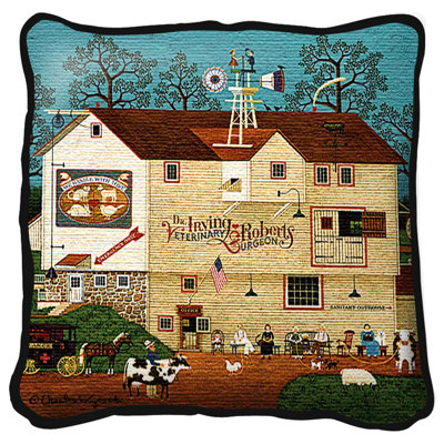Who's Next? Cotton Reversible Pillow Cover