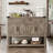 Darius 47.2" W Console Table with 2 Drawers and 2 Double-Door Cabinet-565223973