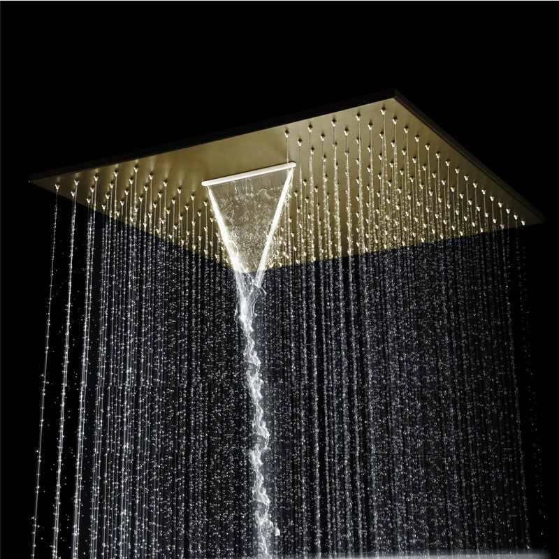All-In-One Kit with Rough in-Valve, Brushed Gold