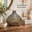 Vase de table contemporain effet marbre 11 pouces