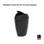 Poubelle pivotante en plastique 2,2 gallons Twirla-37866728
