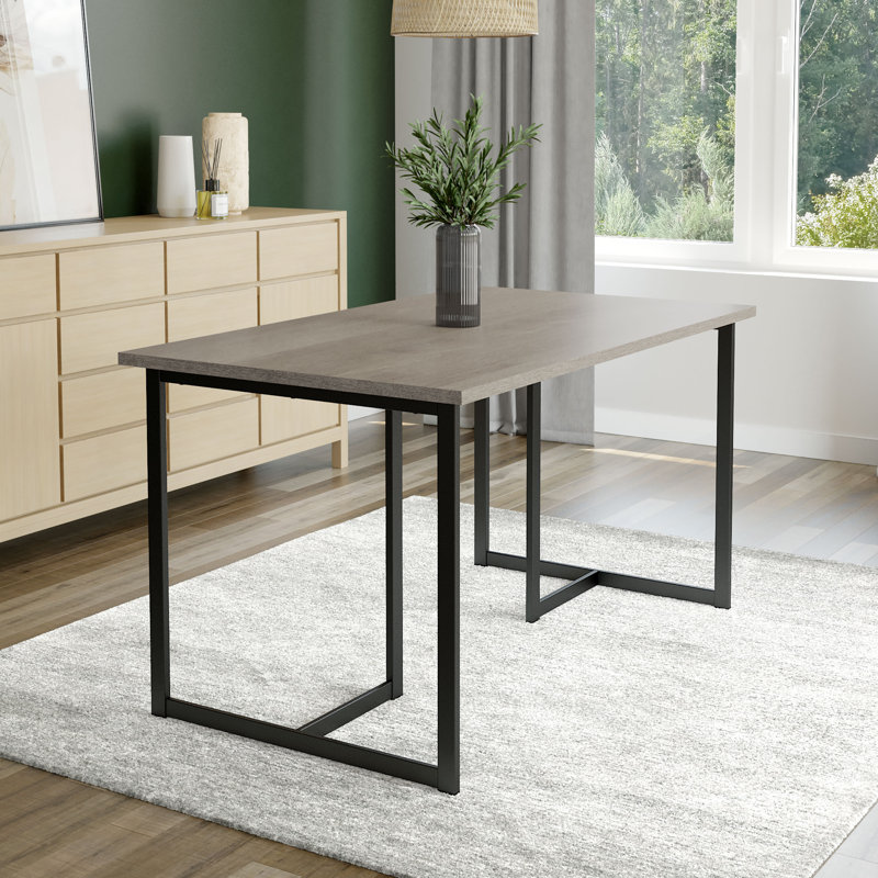 Table de salle à manger rectangulaire L 54 po x l 32 po, Noir
