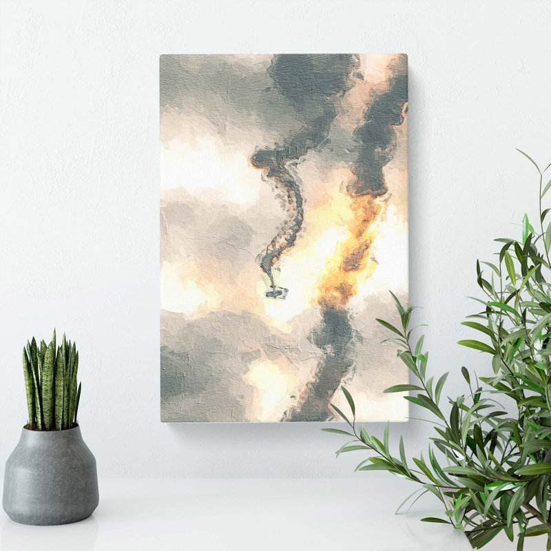 Aerobatics in the Clouds - Wrapped Canvas, 50cm H x 35cm W x 3cm D