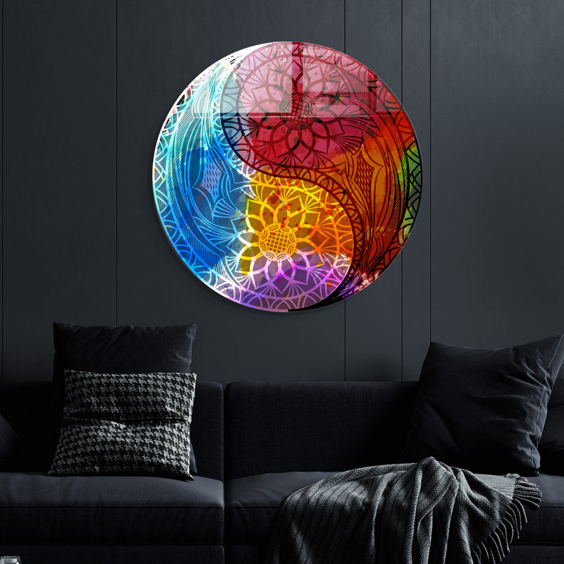 Peinture décorative en verre trempé