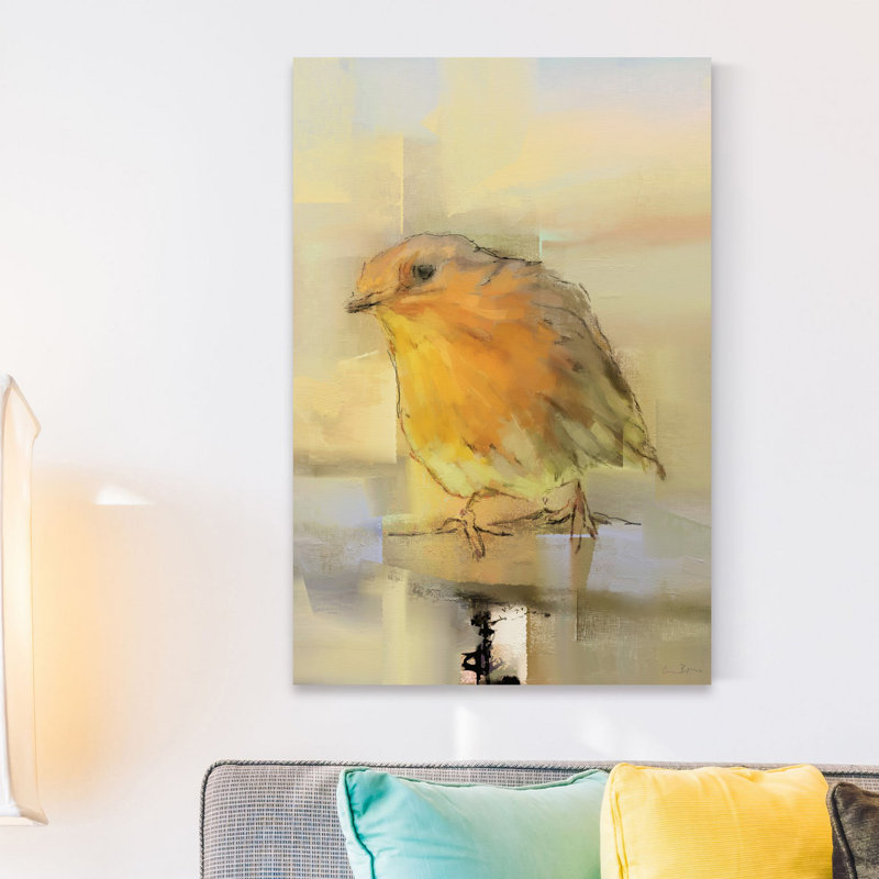 « good matin », reproduction d’art sur toile tendue, H 18 po x l 12 po