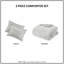 Ensemble d'édredon réversible en velours concassé simple / simple TG pour un sommeil luxueux et sans allergènes-119369617-119369620