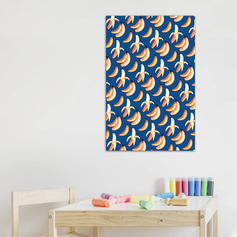 " Bananas " by Jo Taylor, No Mat, Wrapped Canvas, 48" H x 32" W x 1.5" D