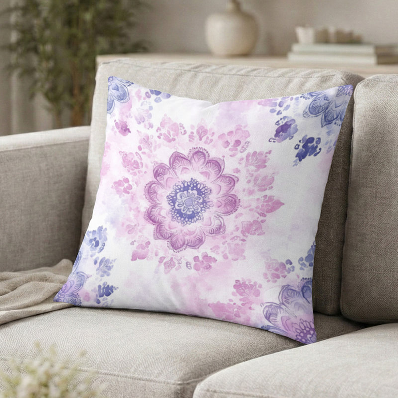 Coussin marocain - Coussin Boho Boho, H 16 po x l 16 po