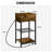 Sidiki End Table and Built-In Outlets