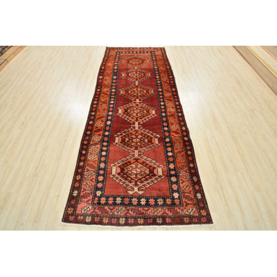 Dewaine Hand Knotted Wool Oriental Indoor Rug