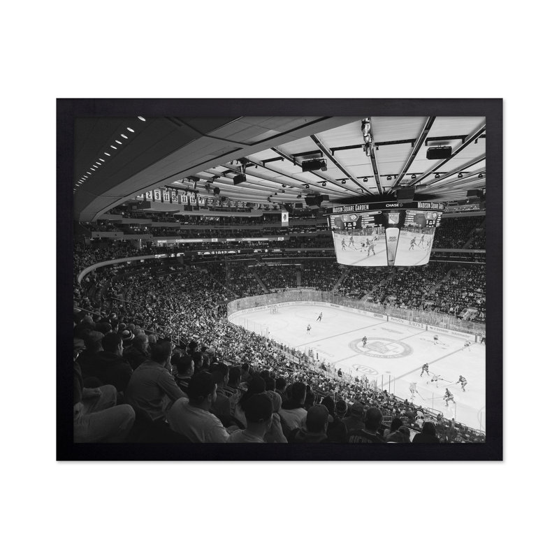 Hockey sur glace, Black Framed, Poster, 08"H x 10"W