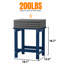 2 pièces Table d'appoint d'extérieur HiPS, table d'appoint de patio durable et résistante aux intempéries pour chaises Adirondack, petite table d'extérieur carrée portante de 200 lb pour cour, piscine, patio, porche, jardin, pelouse, compagnon de détente (ensemble de 2)-117549413