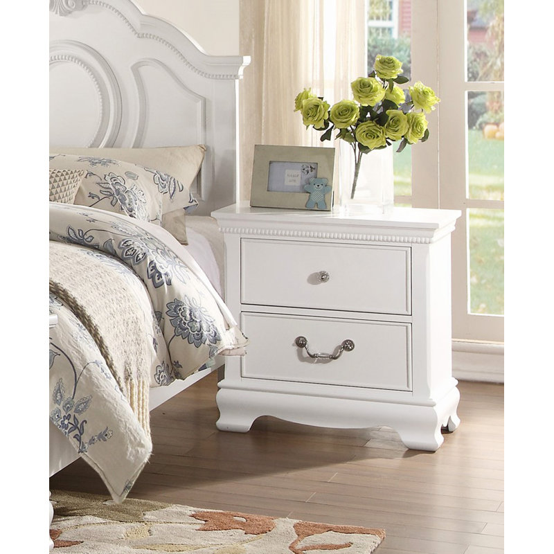1pièce table de chevet ovale en faux marbre à 2 tiroirs capitonnée avec boutons capitonnés