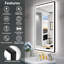 Miroir de salle de bain Tyeishia Matte-436254597