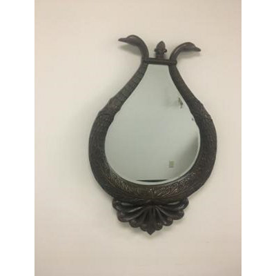 Carice Wood Flat Wall Mirror