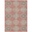 Machine Washable Indoor/Outdoor Christain ACN1449 Salmon Rug-109533358