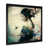 Impression noire sur toile encadrée sélectionné