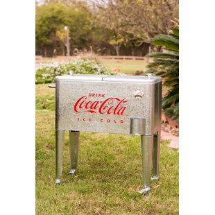 60 pte Glacière galvanisée Coca-Cola