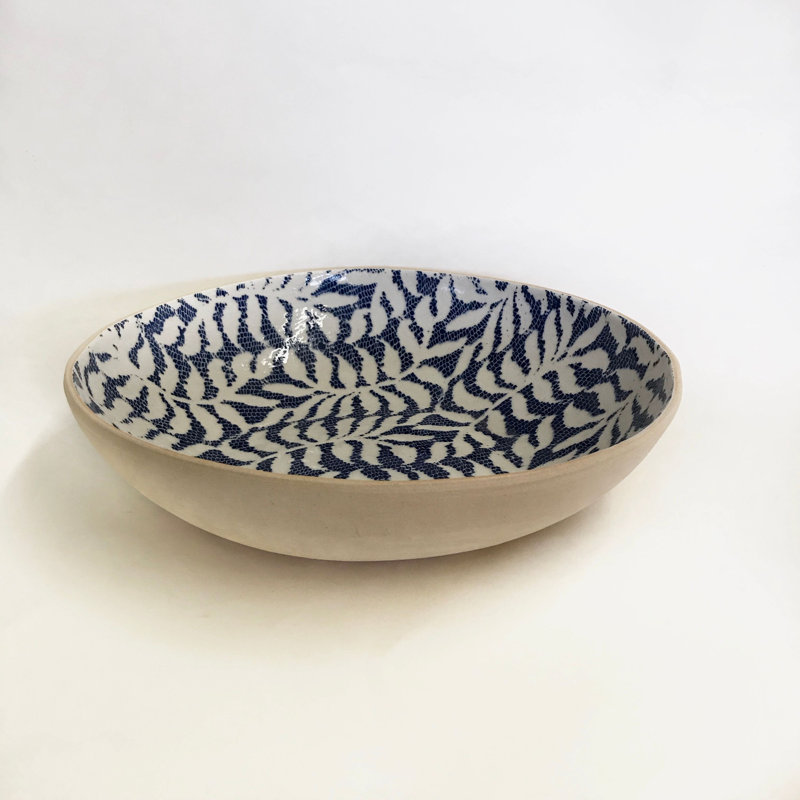Cobalt Stoneware Serving Bowl
