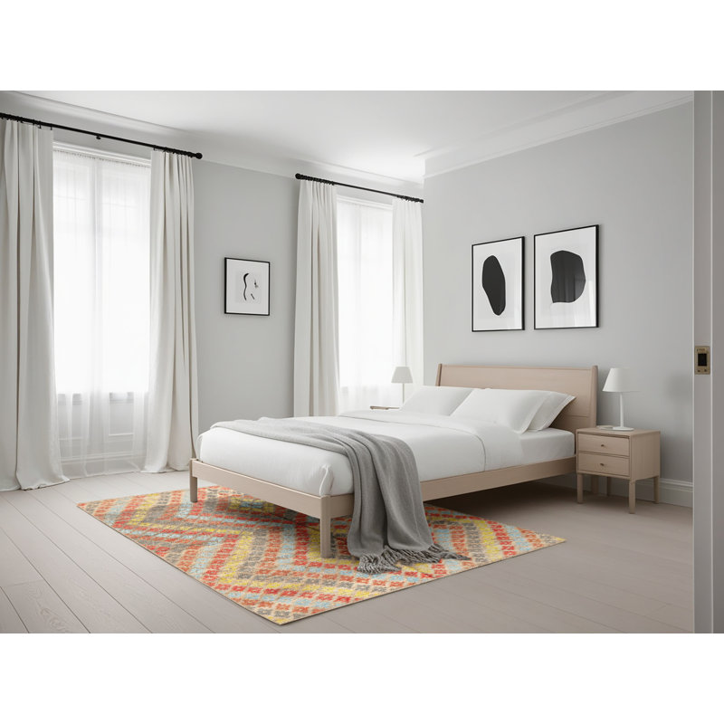 Tapis abstrait moderne 4351, Rectangle 5 pi x 7 pi