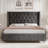 Occoquan Upholstered Wingback Bed-70787448-70787449