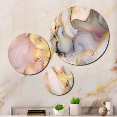 Abstract Wall Decor on Metal