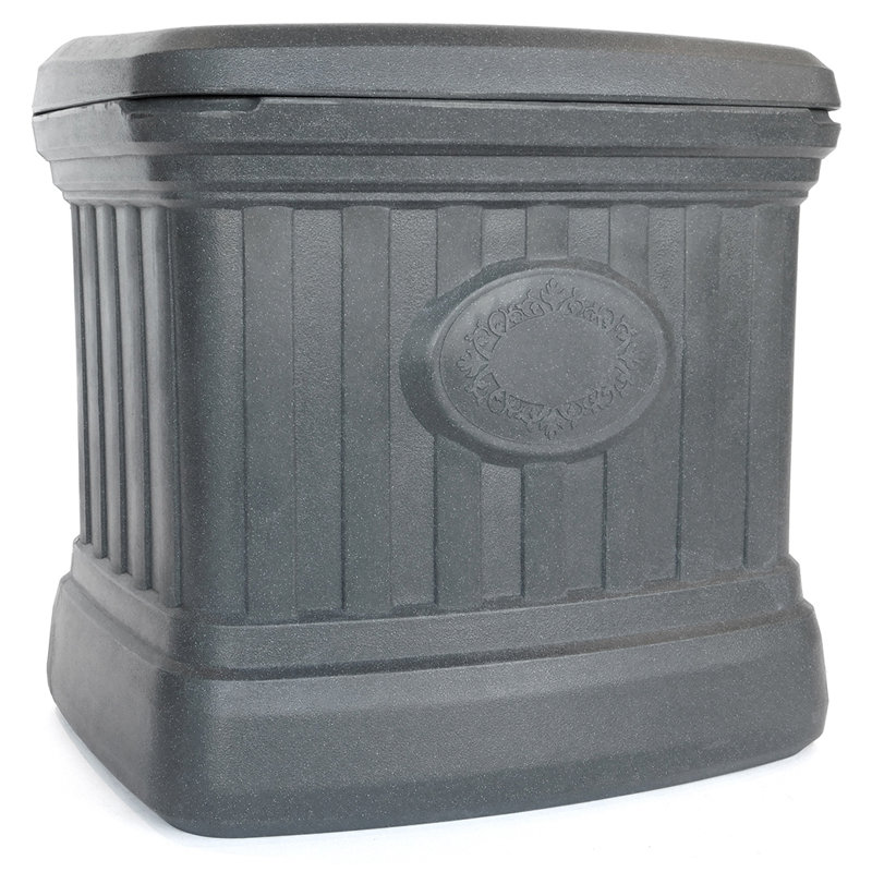 Boîte de rangement en plastique 26 gallons, Gris granite