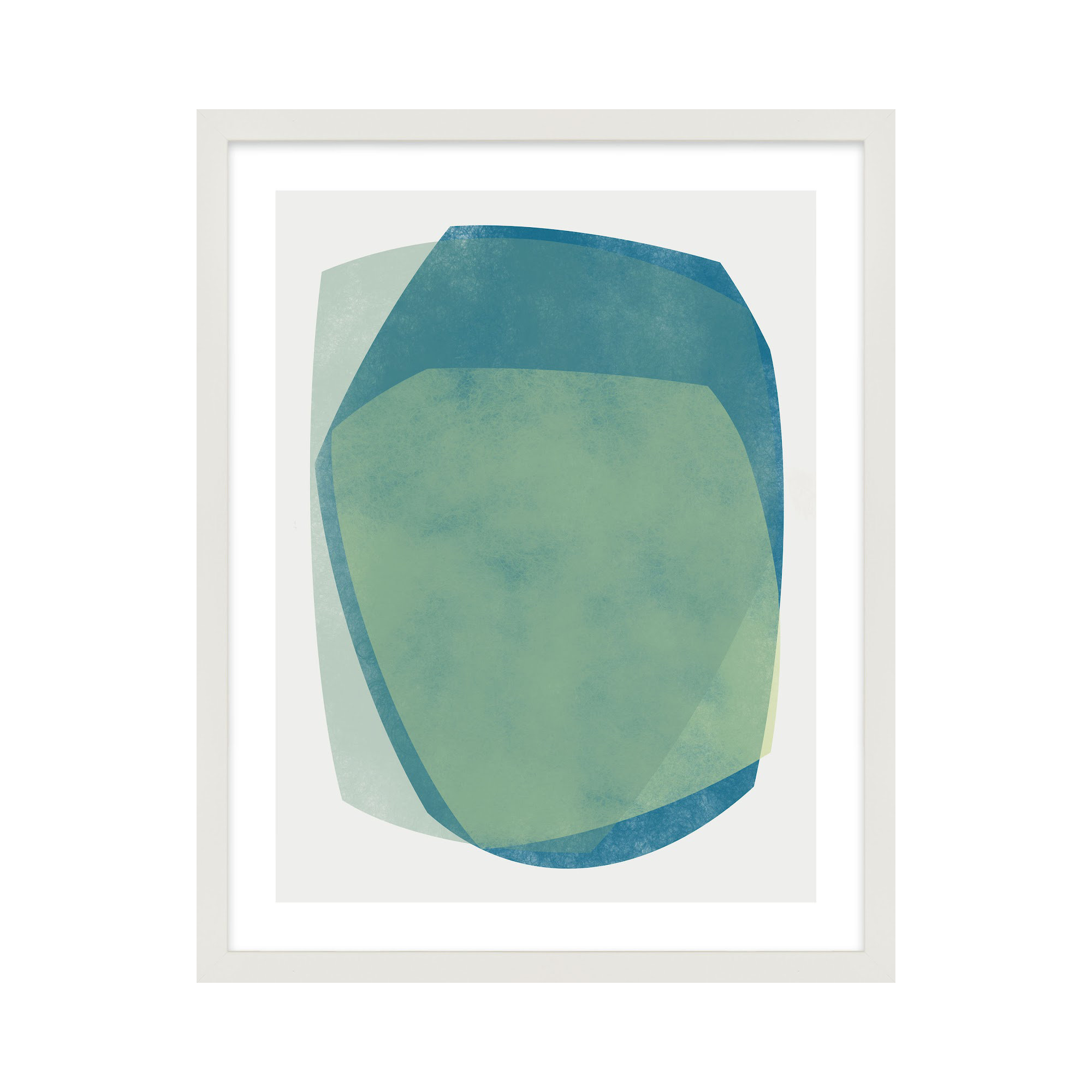 Eclipse 4 by Jacques Pilon, White, 38" H x 30" W