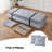 Zelladorra Japanese Floor Mattress, Thick Futon Mattress with Bed Pillow, Roll Up Floor Sleeping Mat Tatami Mattress Suitable for Guest, Camping-881691103-887635541