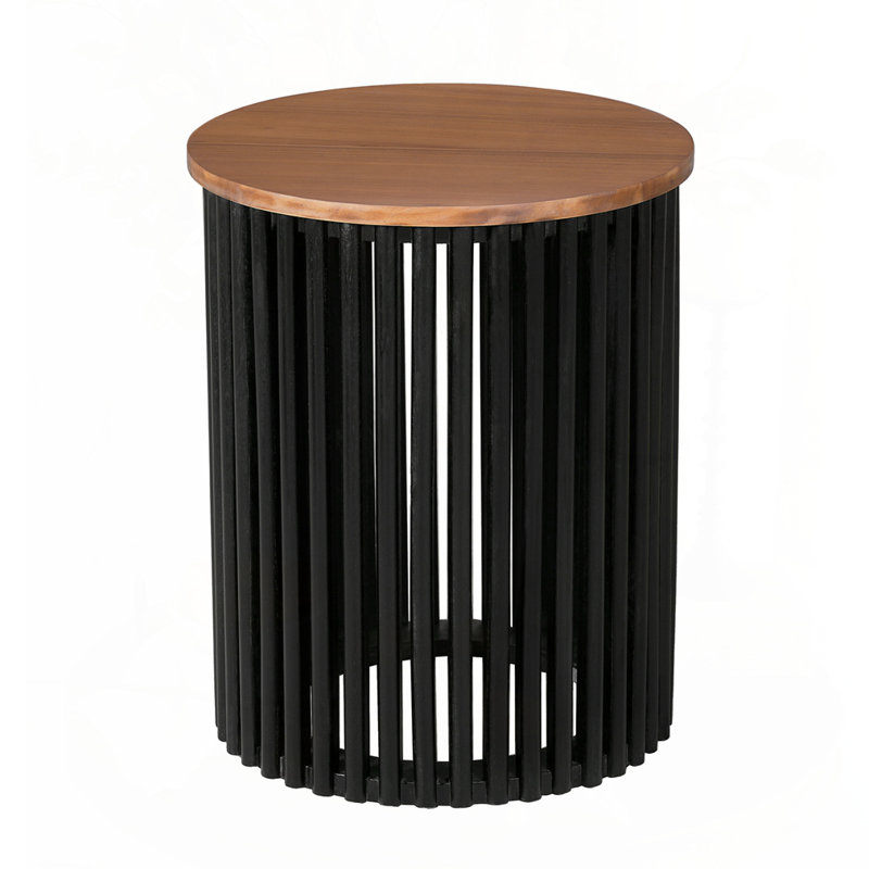 ACACIA SOLID WOOD SIDE TABLE