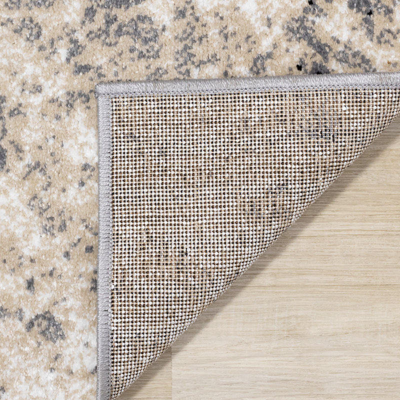 Ahkeem Abstract Indoor Rug, Rectangle 5'3" x 7'7"