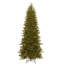 Slender Green Realistic Artificial Fir Christmas Tree with Incandescent Steady/Constant Lights-415901227