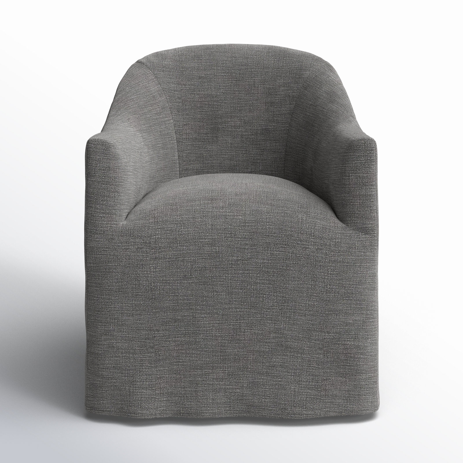 Galinda Upholstered Arm Chair in Beige, Gray