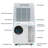 Ivation 12000 BTU Wi-Fi Connected Portable Air Conditioner for 500 Square Feet with Remote Included