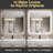 Liutza Dimmable Anti-Fog Lighted Bathroom/Vanity Mirror-2116280864-2116280872