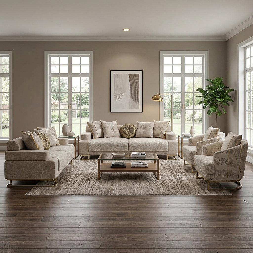 Everly Quinn Donte 4 - Piece Living Room Set | Wayfair