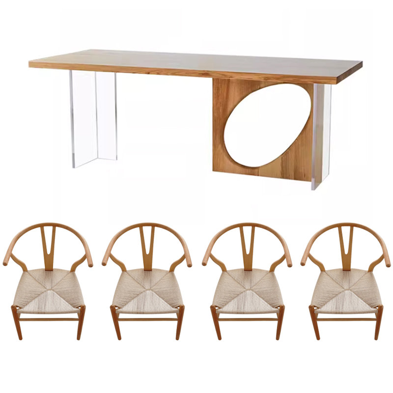 Ensemble de salle à manger rectangulaire, H 29,52 po x L 70,86 po x l 31,49 po