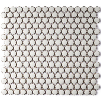 Carreau de mosaïque pour mur et plancher en porcelaine 0,8 po x 0,8 po Supreme